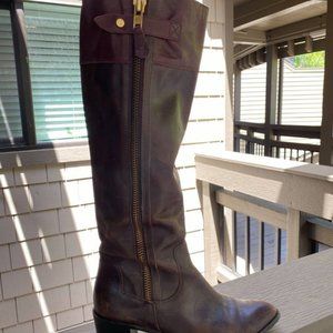 Size 9 brown Diane Von Furstenerg boots
